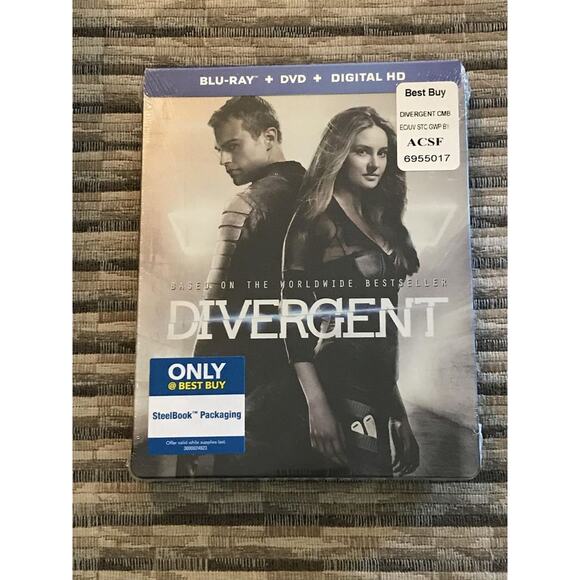 Divergent SteelBook Blu-ray & DVD, Includes Digital Copy - [Best Buy Edition] - Picture 1 of 6